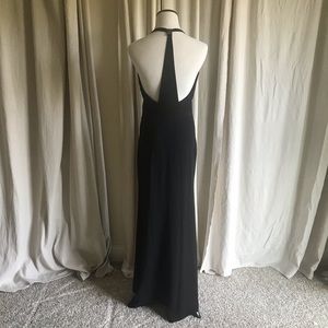Elie Tahari Racerback Maxi Dress Black Formal